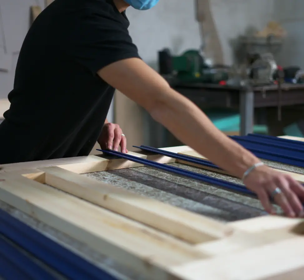 Fabricación de sofás Tessuto artesanal y a medida